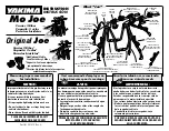 Preview for 1 page of Yakima Mo Joe Instruction