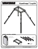 Yakima OpenRange Leg Kit Instruction Manual предпросмотр