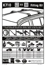 Yakima Prorack K710 Manual preview