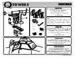 Yakima Q towers Manual предпросмотр