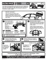 Предварительный просмотр 2 страницы Yakima Q103 Quick Start Manual