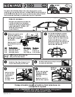 Предварительный просмотр 3 страницы Yakima Q103 Quick Start Manual