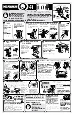 Preview for 2 page of Yakima Q41 Instruction Manual