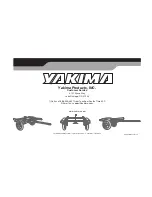 Предварительный просмотр 23 страницы Yakima rackandroll 66 Operation And Assembly Manual