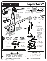 Yakima Raptor Aero Manual предпросмотр