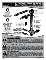 Preview for 1 page of Yakima RidgeBack 4 Manual