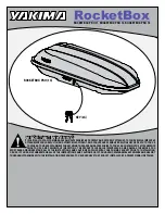 Preview for 1 page of Yakima ROCKETBox PRO 11 Instructions For Use Manual