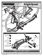 Preview for 1 page of Yakima SingleSpeed Manual