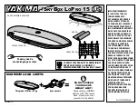 Preview for 1 page of Yakima SkyBox LoPro 15 Manual