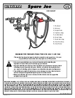 Preview for 1 page of Yakima Spare Joe Manual