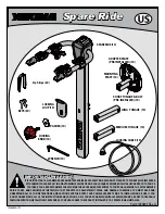 Yakima Spare Ride Instructions Manual предпросмотр