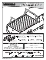 Предварительный просмотр 1 страницы Yakima Tonneau Kit 1 Instructions Manual