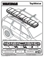 Yakima TopWater Quick Start Manual предпросмотр