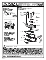 Yakima Universal MightyMount Manual предпросмотр