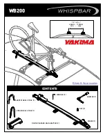 Yakima Whispbar WB200 Installation Instruction preview