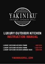 Предварительный просмотр 1 страницы YAKINIKU LUXURY OUTDOOR KITCHEN FRAME 80X70CM Instruction Manual