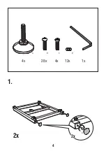 Предварительный просмотр 4 страницы YAKINIKU LUXURY OUTDOOR KITCHEN FRAME 80X70CM Instruction Manual