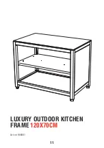 Предварительный просмотр 11 страницы YAKINIKU LUXURY OUTDOOR KITCHEN FRAME 80X70CM Instruction Manual