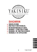 Предварительный просмотр 3 страницы YAKINIKU SHICHIRIN Instruction Manual