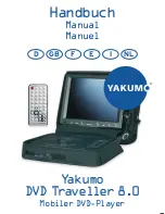 YAKUMO DVD Traveller 8.0 Instruction Manual preview