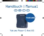 YAKUMO Power E-Net 85 Manual preview