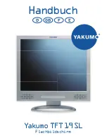 YAKUMO TFT 19 SL Manual preview