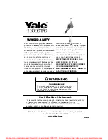 Preview for 16 page of Yale HOISTS PSB-A Series Operating, Maintenance & Parts Manual