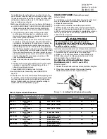 Предварительный просмотр 6 страницы Yale HOISTS YEL Series Operating, Maintenance & Parts Manual