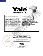 Preview for 36 page of Yale HOISTS YJL Series Operating, Maintenance & Parts Manual