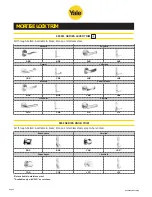 Preview for 4 page of Yale 400 4400 Hardware Manual