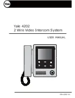 Preview for 1 page of Yale 4202 User Manual