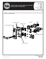 Yale 4800LN Installation Instructions предпросмотр