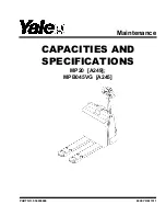 Preview for 183 page of Yale 524150797 Maintenance Manual