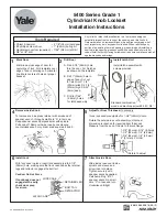 Yale 5400 Series Installation Instructions preview