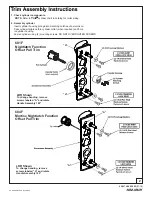 Предварительный просмотр 2 страницы Yale 680F Installation Instructions