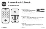 Preview for 1 page of Yale Assure Lock 2 Touch Manual