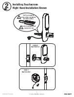 Preview for 7 page of Yale Assure Lock Lever Touchscreen YRL226 Installation And Programming Instructions