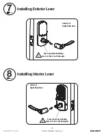 Preview for 12 page of Yale Assure Lock Lever Touchscreen YRL226 Installation And Programming Instructions