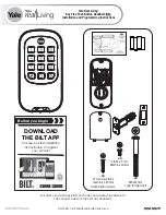 Yale AYRD110 Installation And Programming Instructions preview