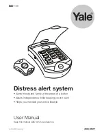 Preview for 1 page of Yale Distress alert system User Manual