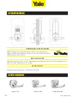 Preview for 6 page of Yale E5496LN Manual