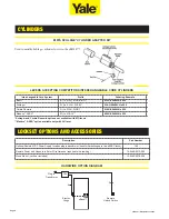 Preview for 8 page of Yale E5496LN Manual