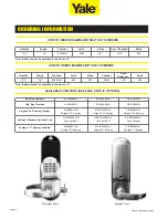 Preview for 10 page of Yale E5496LN Manual