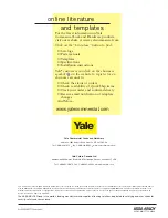 Preview for 12 page of Yale E5496LN Manual