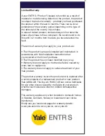 Preview for 19 page of Yale ENTR S Quick Manual