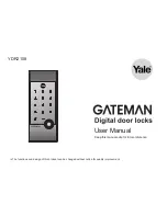 Предварительный просмотр 2 страницы Yale GATEMAN YDR2108 User Manual