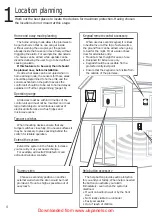 Предварительный просмотр 4 страницы Yale HSA3800 Installation, Programming, Operating