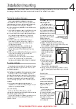 Предварительный просмотр 11 страницы Yale HSA3800 Installation, Programming, Operating