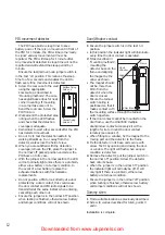 Предварительный просмотр 12 страницы Yale HSA3800 Installation, Programming, Operating