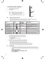 Preview for 6 page of Yale Keyfree Connected Smart Lock Installation Manual